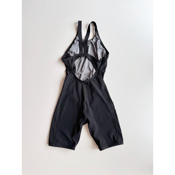 SPEEDO Powerplus Kneeskin Black Performance Racing Swimsuit, Size 12/28 - Picture 8 of 14